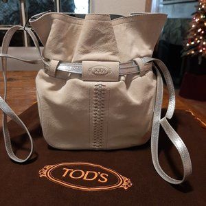 Tod's Suede Mini Bucket Bag